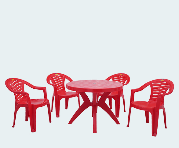 Cello plastic table online chair set