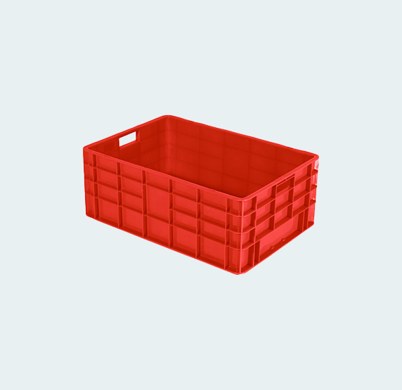 Material Handling Plastic Crates | Supreme Complete Closed with Handle ...