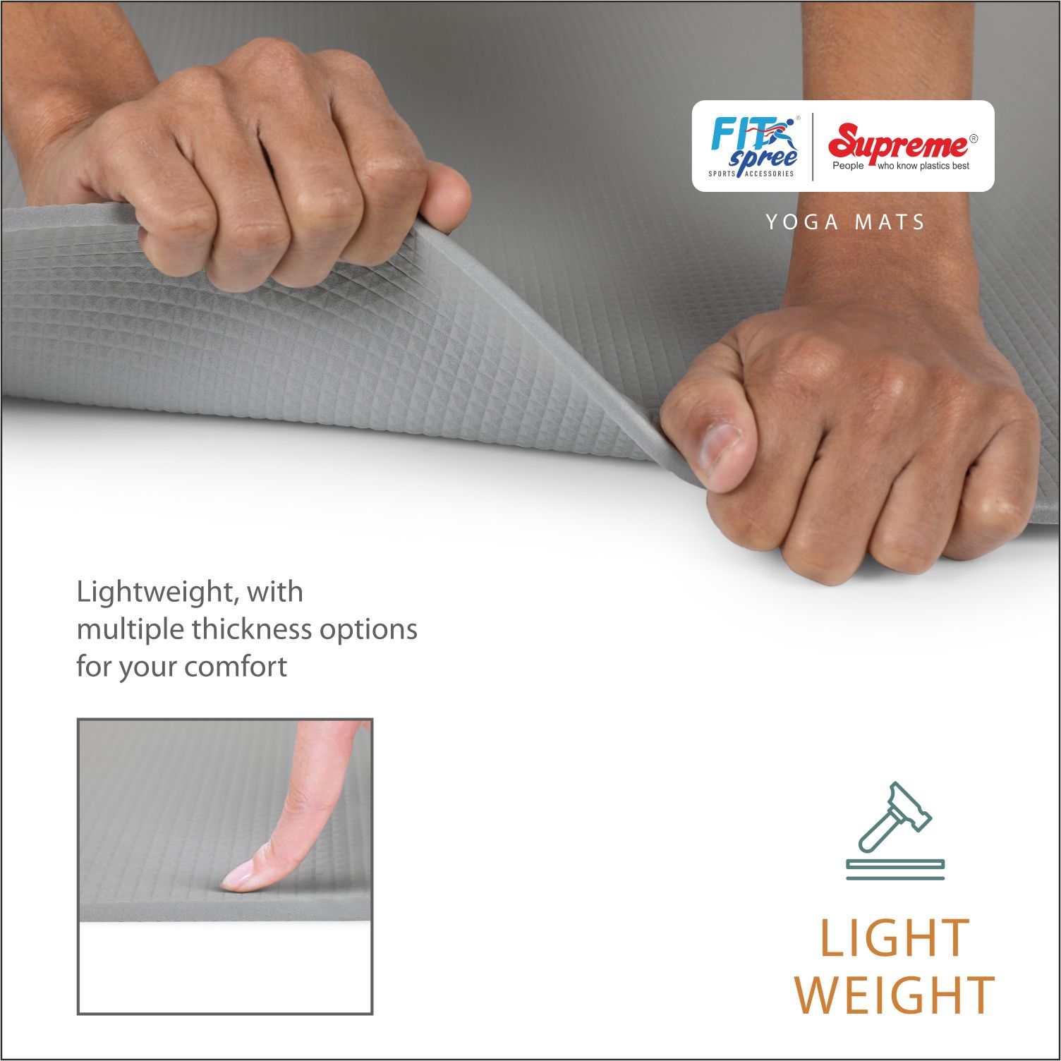 Buy ALLFIT Yoga MAT with Anti Skid, Light Weight, Extra Large( 8MM) Online  at Best Prices in India - JioMart.