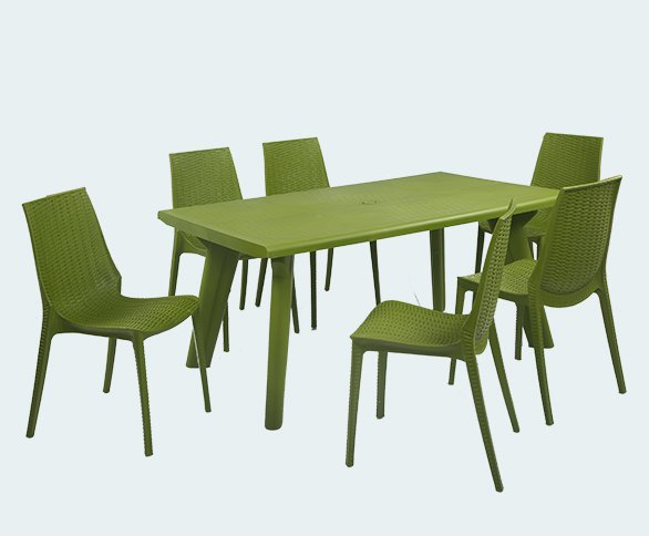 Supreme 6 seater dining best sale table price